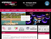 Tablet Screenshot of enjeksiyonkampi.com